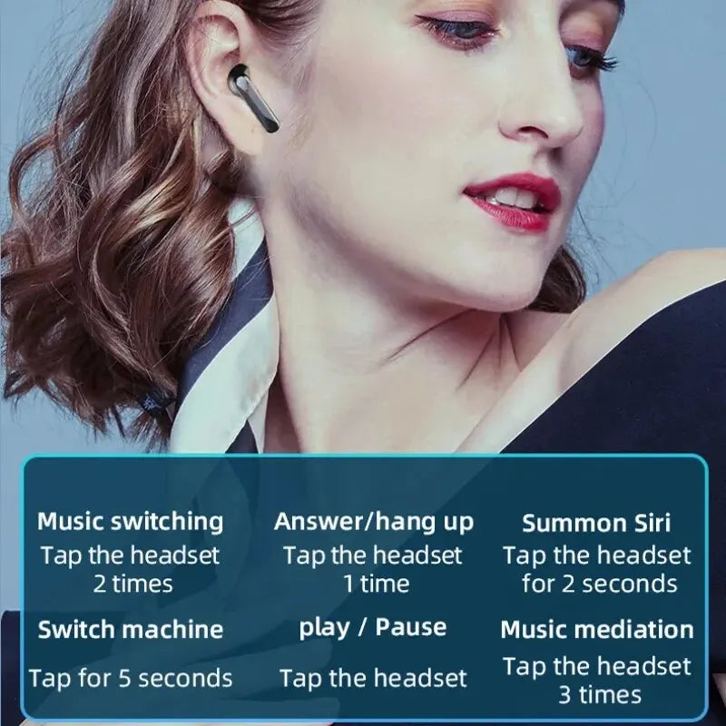 Wireless Earphones with Digital Display
