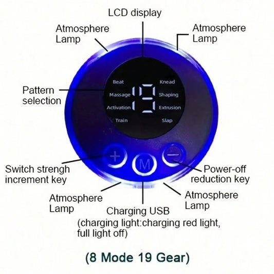 Muscle Toner Inteligente - Aparelho Portátil para Tonificar Abdômen e Músculos - Orix