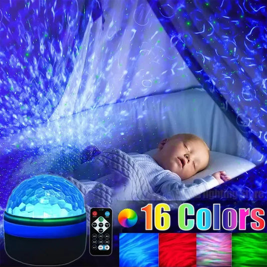 Rotating LED Starry Sky Projector