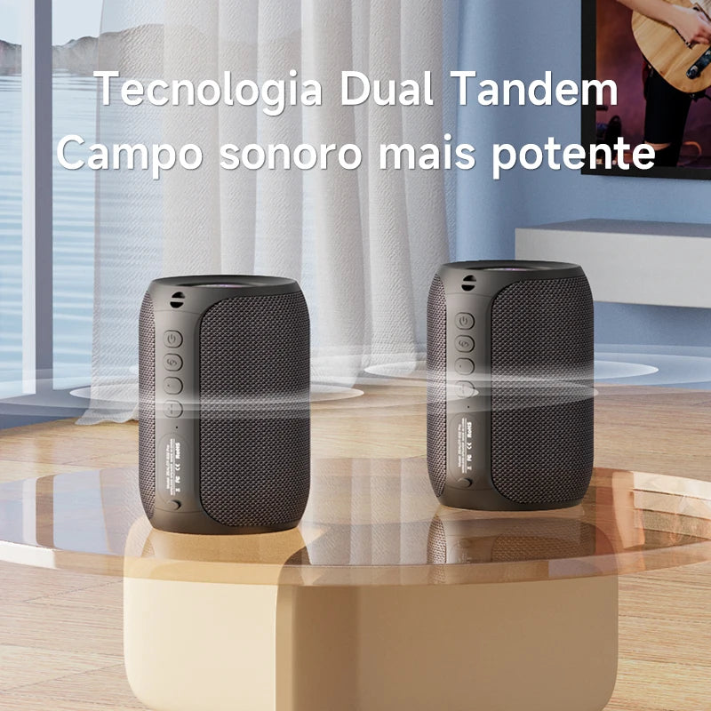 Caixa de Som Bluetooth 5.3 ZEALOT S32PRO Portátil à Prova d'Água