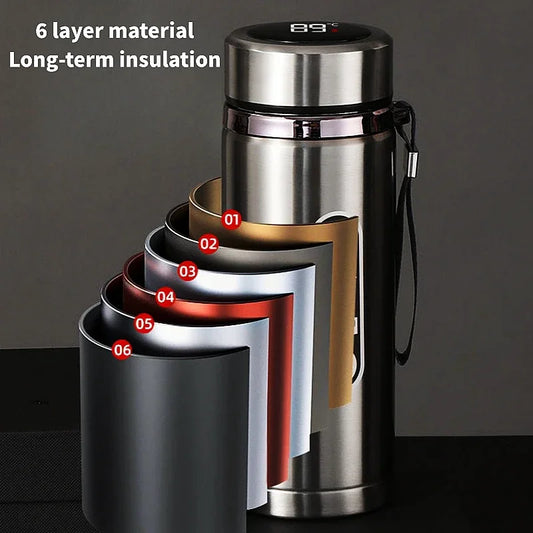Thermos Bottle with LED Display