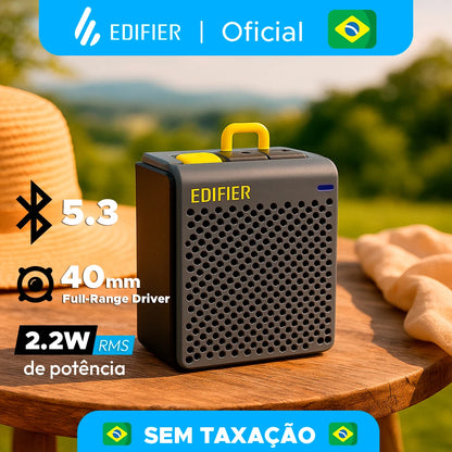 EDIFIER MP85 Caixa de Som Bluetooth 5.3 Portátil com 8h de Bateria