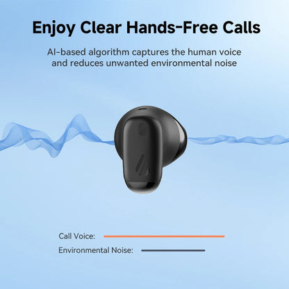 Edifier X1 Lite Fone de Ouvido Bluetooth 5.4 TWS com 28h de Bateria e IP54