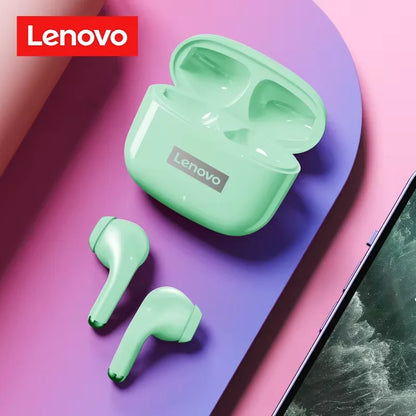 Fone de Ouvido Bluetooth Lenovo LP40 Pro TWS 5.3 – Sem Fio, com Microfone e 24h de Bateria