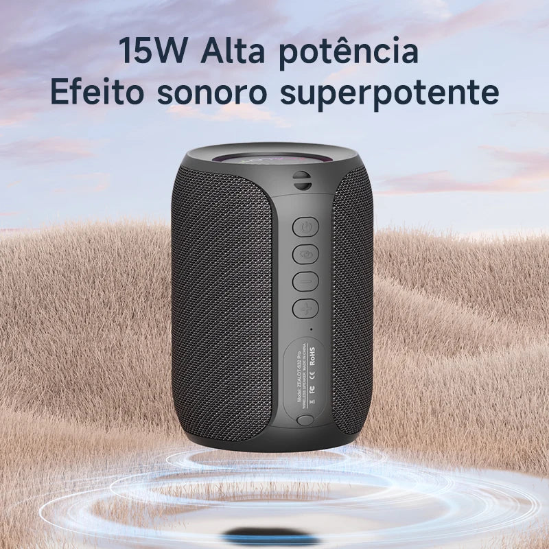 Caixa de Som Bluetooth 5.3 ZEALOT S32PRO Portátil à Prova d'Água