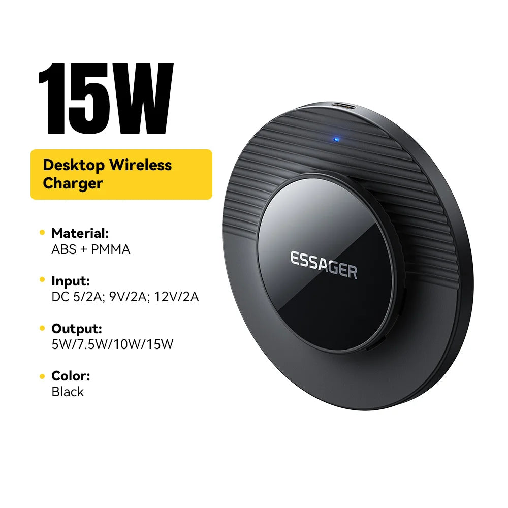 Essager Carregador Wireless Magnético 15W