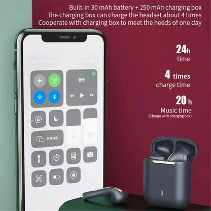 J18 TWS Bluetooth Wireless Earphones