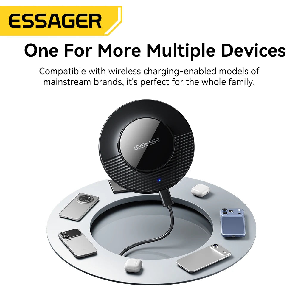 Essager Carregador Wireless Magnético 15W