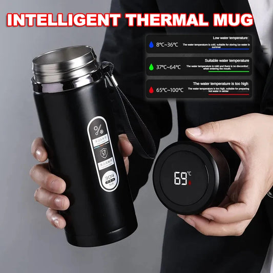 Thermos Bottle with LED Display