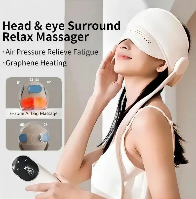 Massageador Elétrico Cabeça e Olhos - Orix