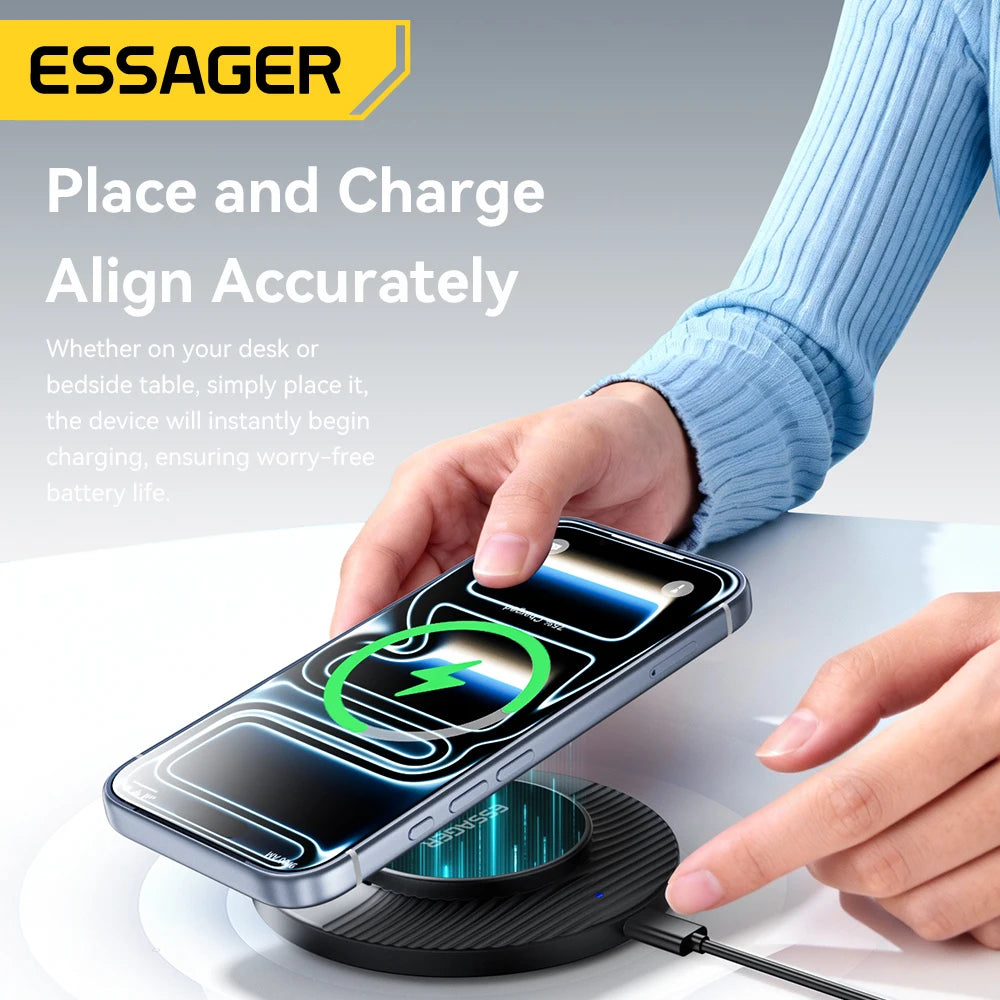 Essager Carregador Wireless Magnético 15W