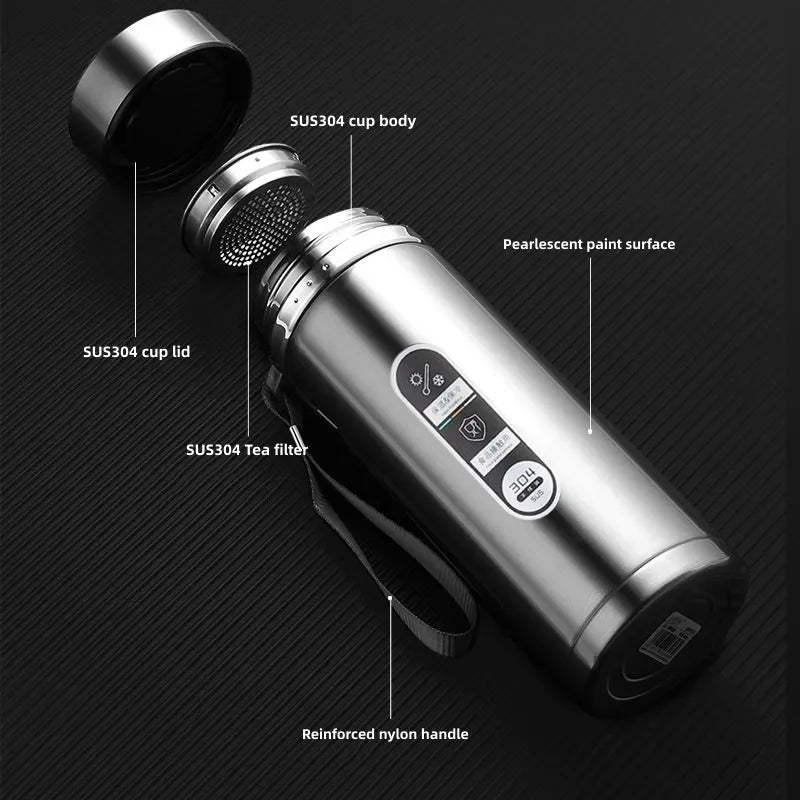 Thermos Bottle with LED Display