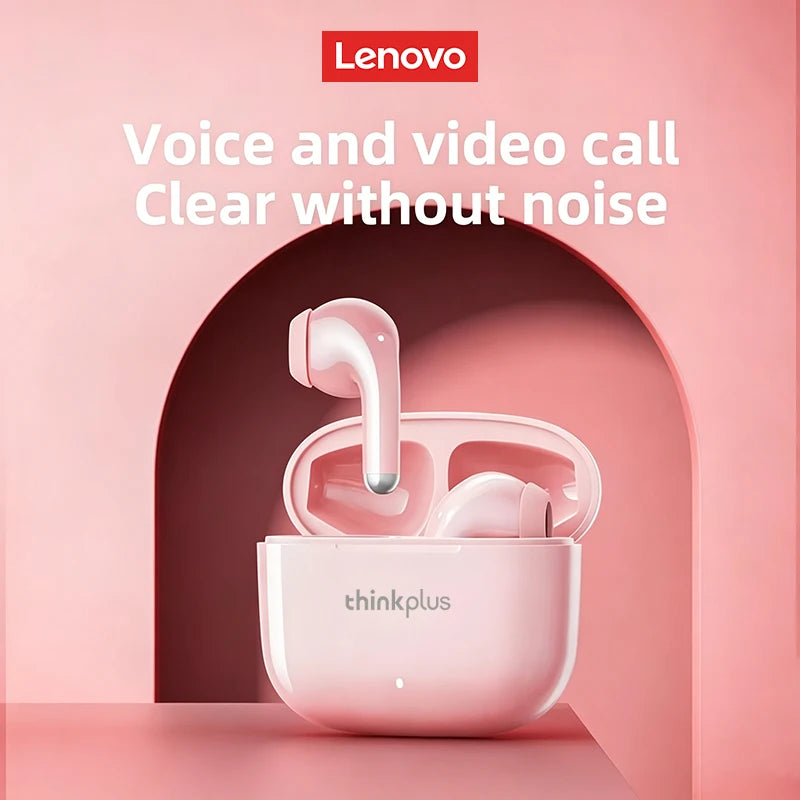 Fone de Ouvido Bluetooth Lenovo LP40 Pro TWS 5.3 – Sem Fio, com Microfone e 24h de Bateria