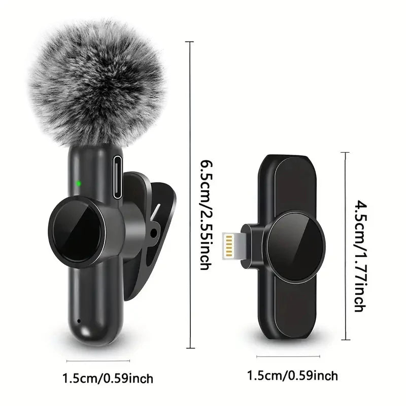 Microfone de Lapela Sem Fio - Orix