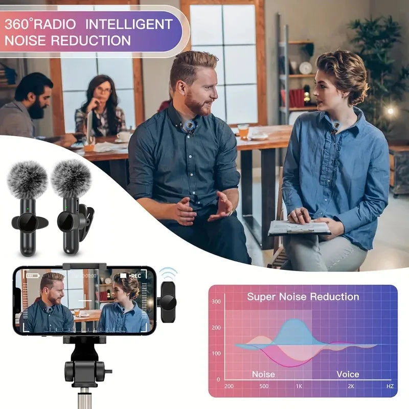 Microfone de Lapela Sem Fio - Orix