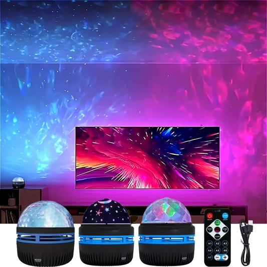 Rotating LED Starry Sky Projector