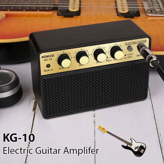 KOKKO KG-10 Amplificador de Guitarra Elétrica Portátil 10W com Bluetooth