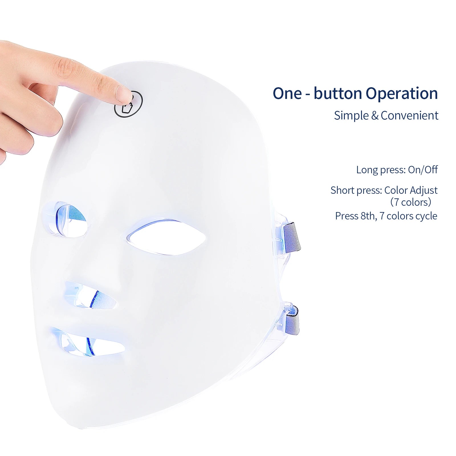Máscara Profissional LED 7 Cores - Orix