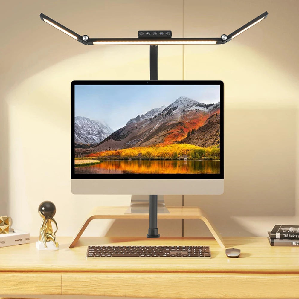 Dual-Head LED Home Office Desk Lamp