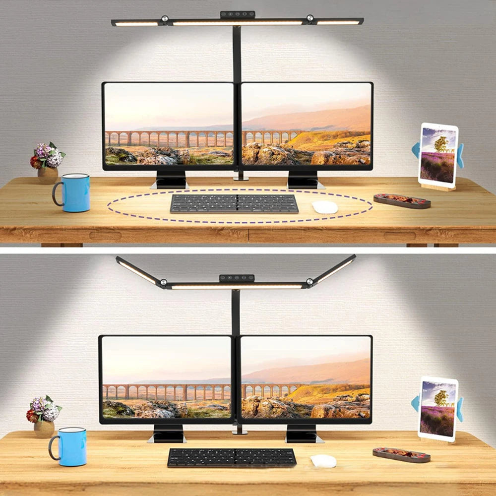 Dual-Head LED Home Office Desk Lamp