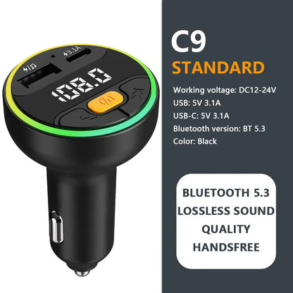Transmissor Bluetooth 5.3 para Carros - Orix