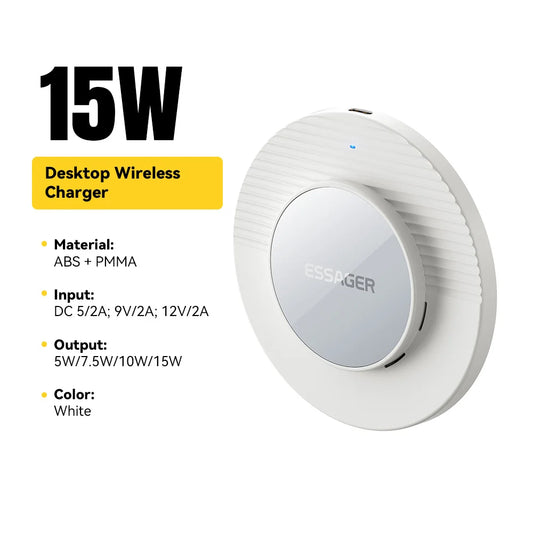 Essager Carregador Wireless Magnético 15W