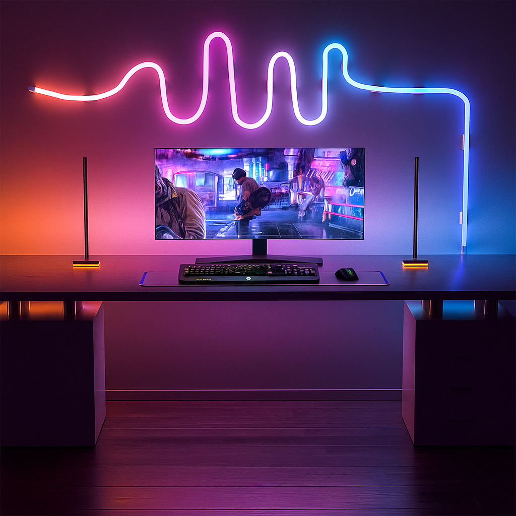 Iluminação Musical com Fita LED - Orix